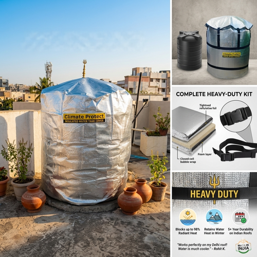 500 Liter Climate Protect Insulated Heat Proof Water Tank Cover